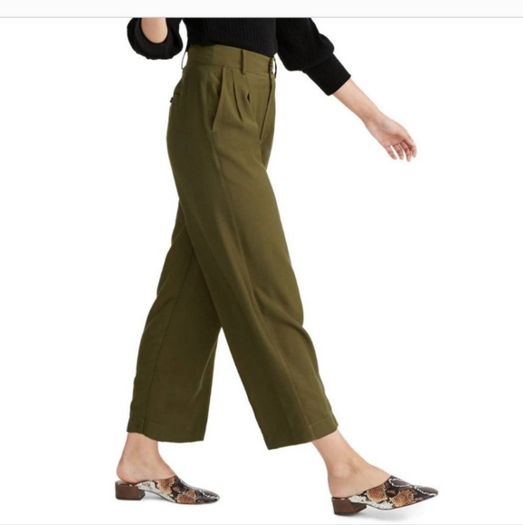 MADEWELL Drapey Pleated Wide Leg Pants XS - Picture 2 of 13